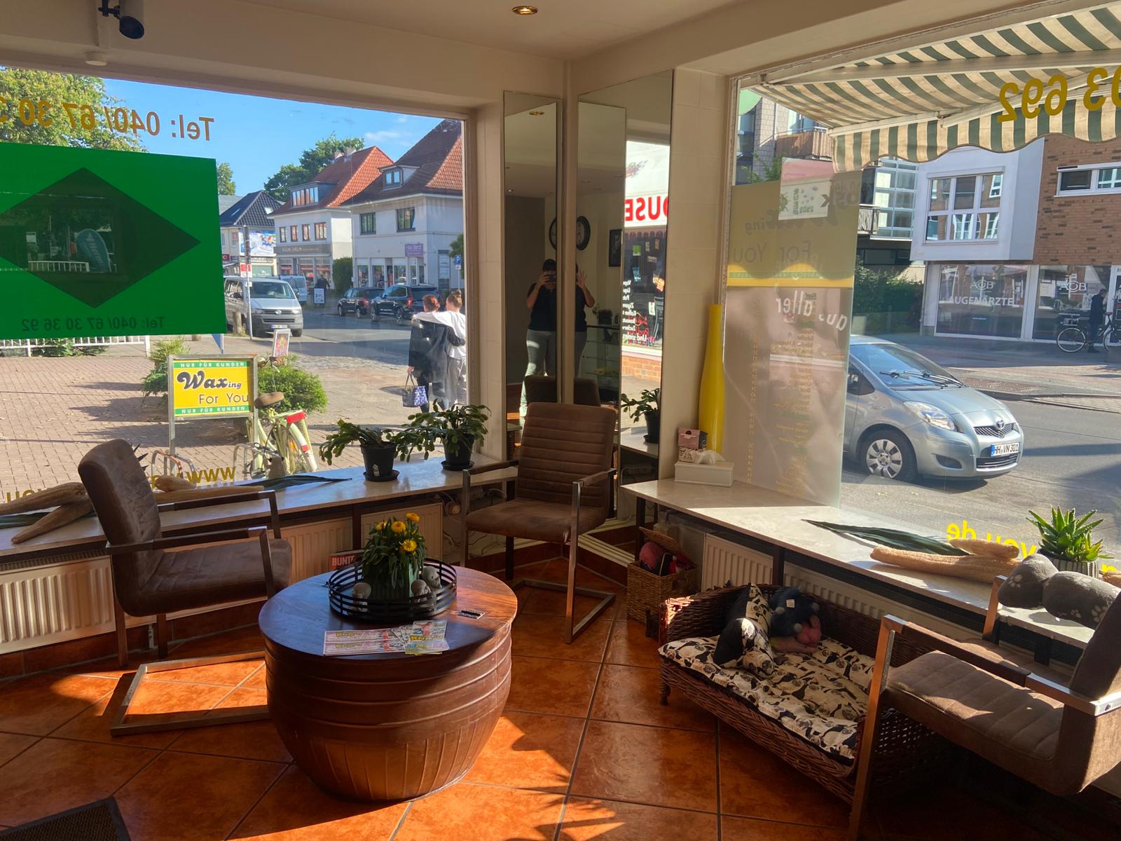 Entspannendes Ambiente im Waxing for You Studio